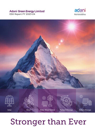 Miniature Adani Green Energy
 Rapport ESG 2023-2024