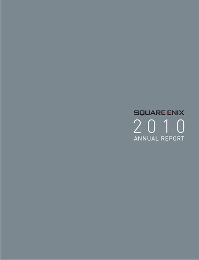 Thumbnail Square Enix
 Annual Report 2010
