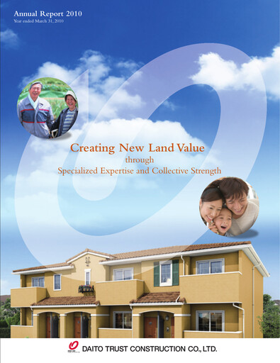 Thumbnail Daito Trust Construction
 Annual Report fy2010