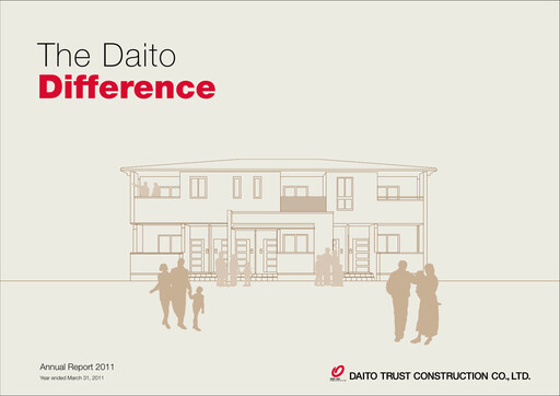 Thumbnail Daito Trust Construction
 Annual Report fy2011