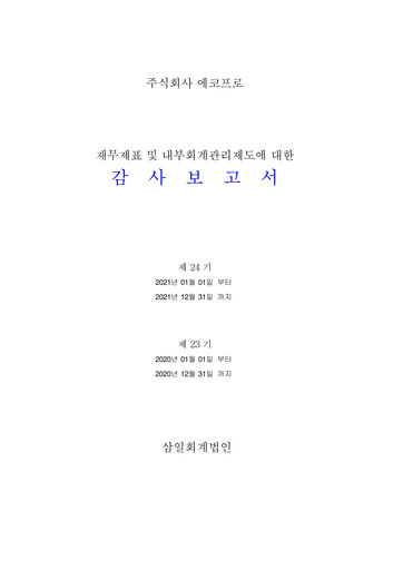Thumbnail Ecopro Financial Statement 2021