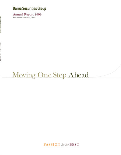 Thumbnail Daiwa Securities Group

 Annual Report 2009