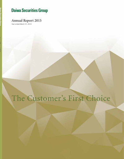 Thumbnail Daiwa Securities Group

 Annual Report 2015