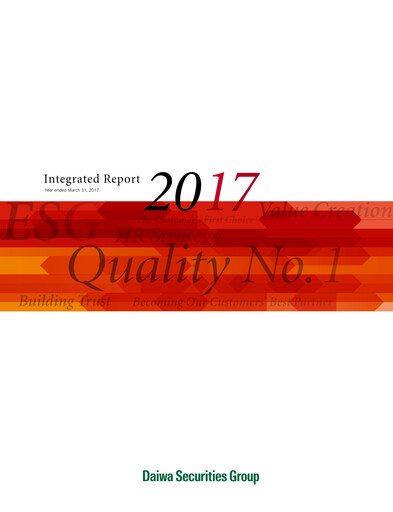 Thumbnail Daiwa Securities Group

 Annual Report 2017