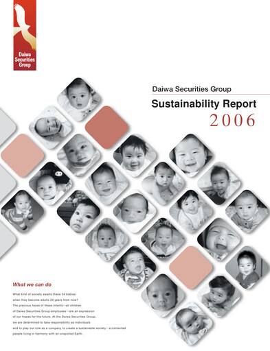 Thumbnail Daiwa Securities Group

 Sustainability Report 2006