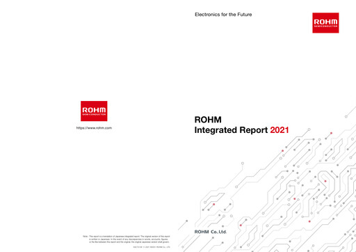 Thumbnail Rohm
 Annual Report 2021