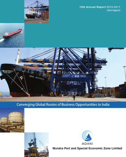 Thumbnail Adani Ports & SEZ Annual Report 2011