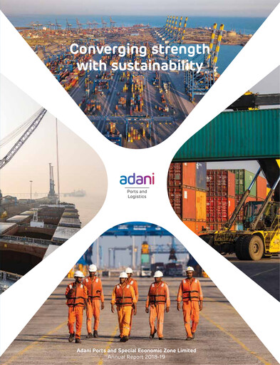 Thumbnail Adani Ports & SEZ Annual Report 2018-2019