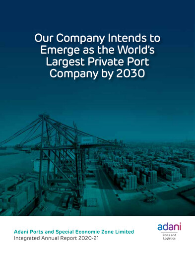 Thumbnail Adani Ports & SEZ Annual Report 2020-2021