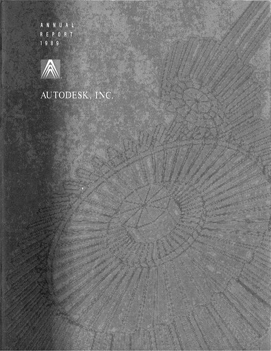 Vorschaubild Autodesk Jahresbericht 1989