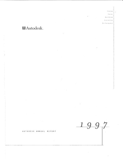 Vorschaubild Autodesk Jahresbericht 1997