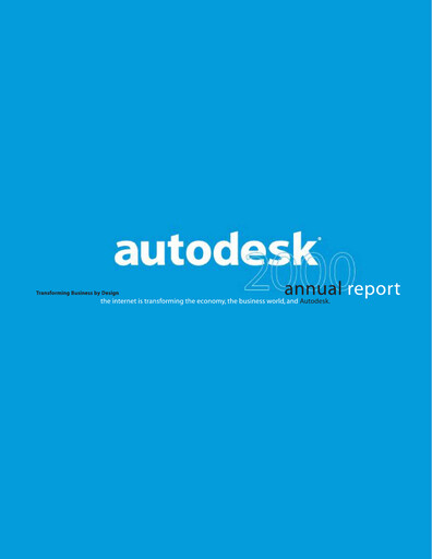 Vorschaubild Autodesk Jahresbericht 2000