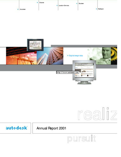 Vorschaubild Autodesk Jahresbericht 2001