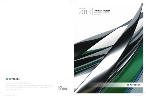 Vorschaubild Autodesk Jahresbericht 2013