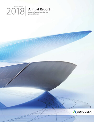 Vorschaubild Autodesk Jahresbericht 2018
