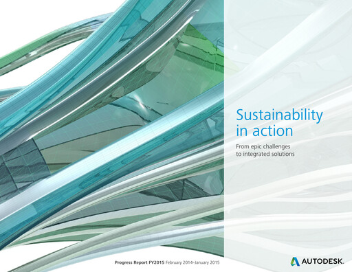Thumbnail Autodesk Sustainability Report 2015