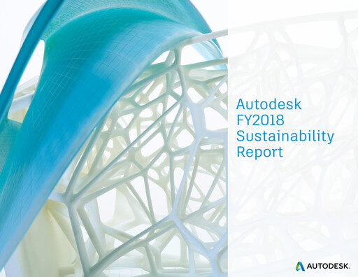 Thumbnail Autodesk Sustainability Report 2018
