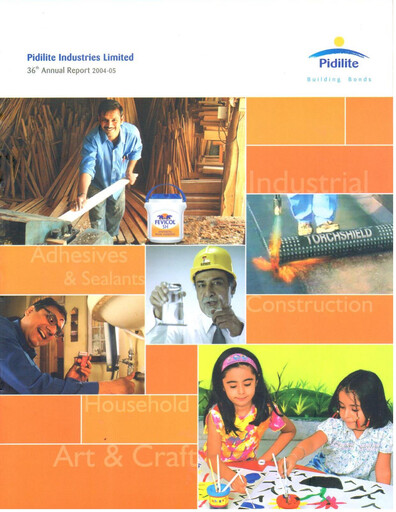 Thumbnail Pidilite Annual Report 2004-2005