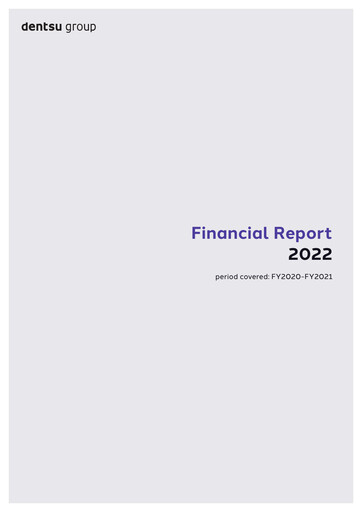 Vorschaubild Dentsu Finanzbericht 2020-2021