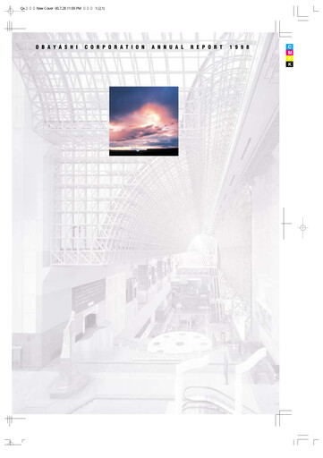 Thumbnail Obayashi Annual Report 1998