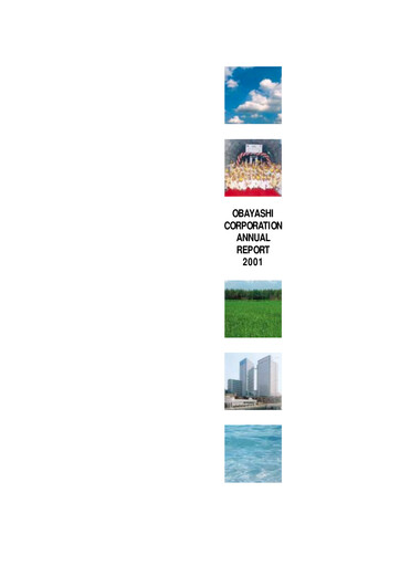 Thumbnail Obayashi Annual Report 2001