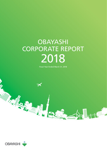 Thumbnail Obayashi Annual Report fy2018