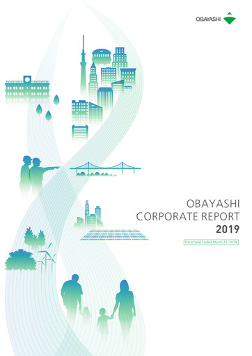 Thumbnail Obayashi Annual Report fy2019
