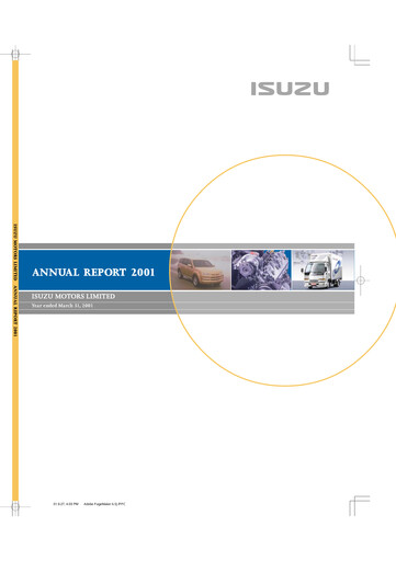 Thumbnail Isuzu Annual Report fy2001