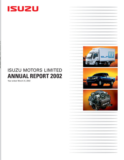 Thumbnail Isuzu Annual Report fy2002