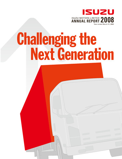 Thumbnail Isuzu Annual Report fy2008