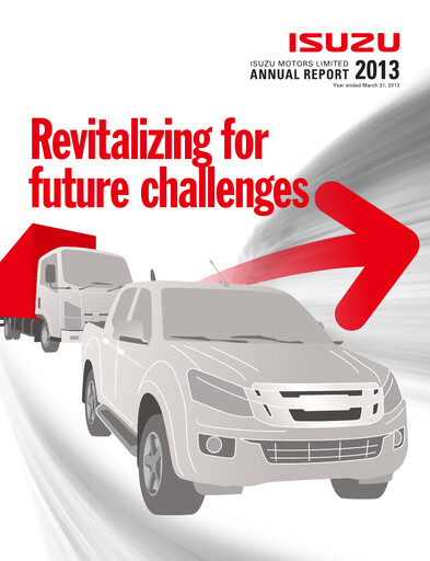 Thumbnail Isuzu Annual Report fy2013