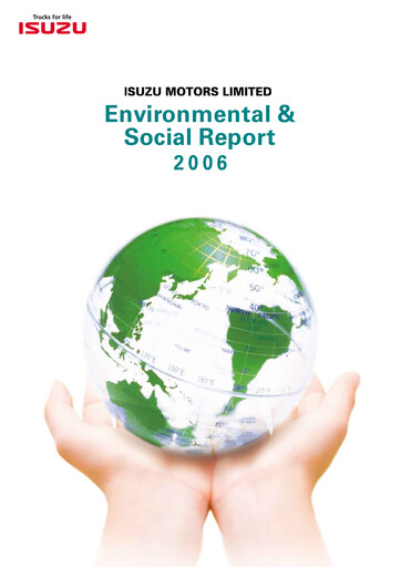 Thumbnail Isuzu ESG Report 2006