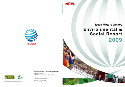 Thumbnail Isuzu ESG Report 2009