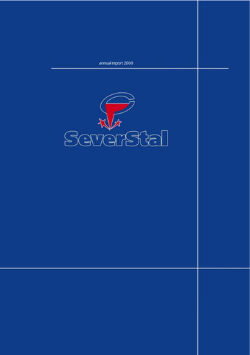Thumbnail Severstal Annual Report 2000