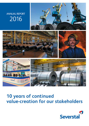 Thumbnail Severstal Annual Report 2016