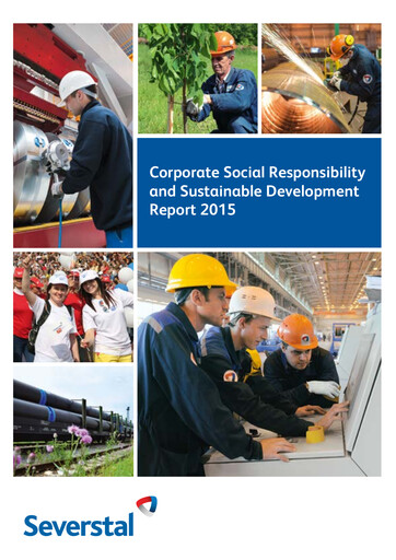 Thumbnail Severstal Sustainability Report 2015