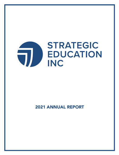 Thumbnail Strategic Education
 Annual Report fy2021