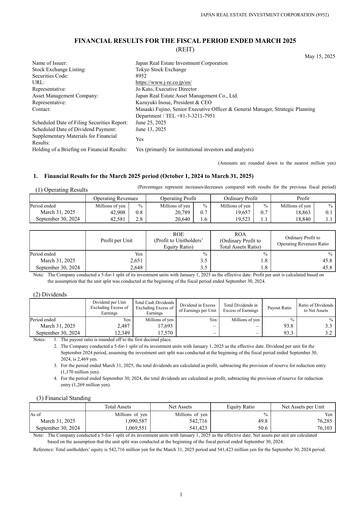 Thumbnail Japan Real Estate Investment Financial Report 2024-h2