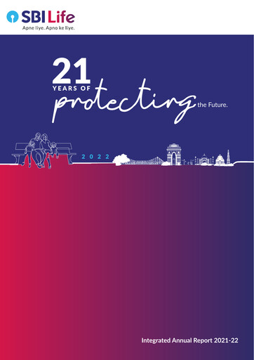 Thumbnail SBI Life Insurance Annual Report 2021-2022