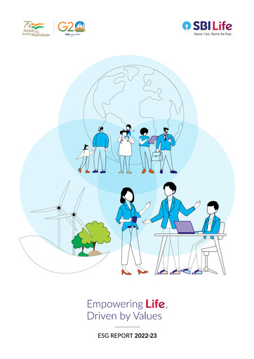 Thumbnail SBI Life Insurance ESG Report 2022-2023