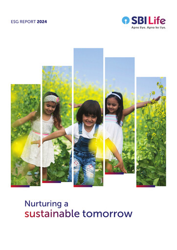 Thumbnail SBI Life Insurance ESG Report 2023-2024