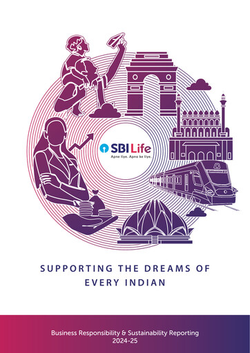 Thumbnail SBI Life Insurance Sustainability Report 2024-2025