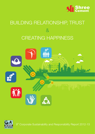 Thumbnail Shree Cement
 Sustainability Report 2012-2013