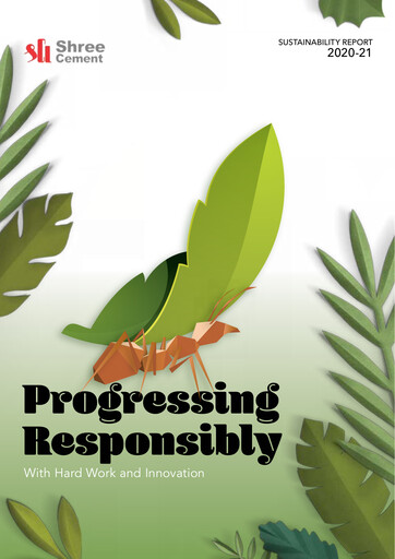 Thumbnail Shree Cement
 Sustainability Report 2020-2021