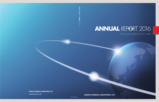 Thumbnail Nissan Chemical Annual Report 2016