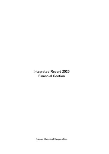 Thumbnail Nissan Chemical Financial Statement fy2025