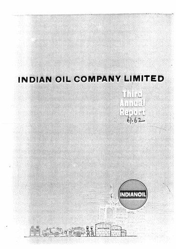 Thumbnail Indian Oil Annual Report 1961-1962