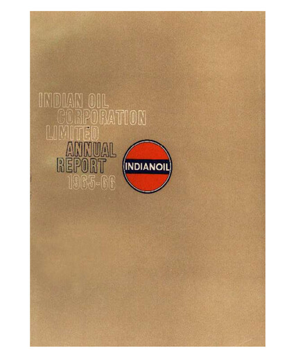 Thumbnail Indian Oil Annual Report 1965-1966