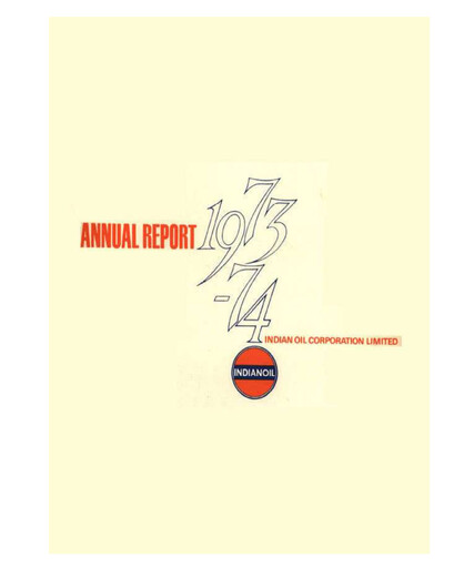 Thumbnail Indian Oil Annual Report 1973-1974