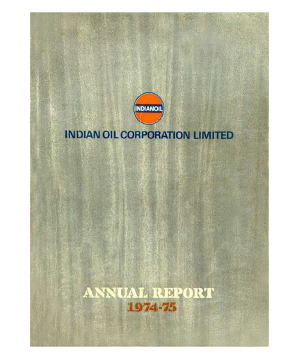 Thumbnail Indian Oil Annual Report 1974-1975